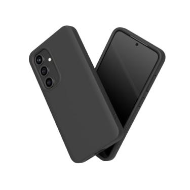 Imagem de RhinoShield Capa compatível com [Galaxy S24] | SolidSuit - Capa protetora de design fino absorvente de choque com acabamento fosco premium 3,5 m/proteção contra quedas de 3,4 m - Preto clássico