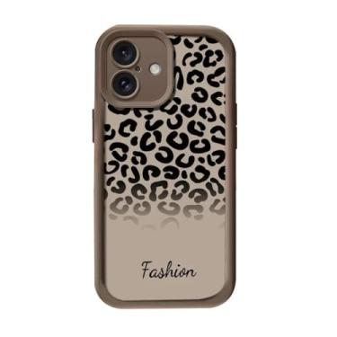 Imagem de YOGISU Capa de celular com cordão de corrente e alça de mão leopardo para iPhone 15Pro Max (para iPhone 15Pro Max/J22-Café)