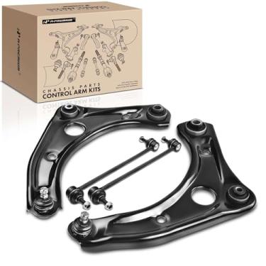 Imagem de A-Premium Kit De Suspensão Dianteira 4 Peças, Braço Controle Inferior, Barra Estabilizadora, Compatível Com Nissan Versa 2012-2019, Note 2014-2019