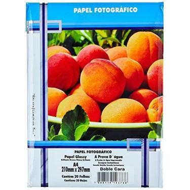 Imagem de Papel Fotografico Inkjet A4 Glossy Dupla Face 180G - MASTERPRINT