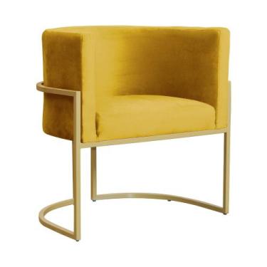 Imagem de Poltrona Luana para Escritório Veludo Cores - S.A Móveis - Estopar, Mo