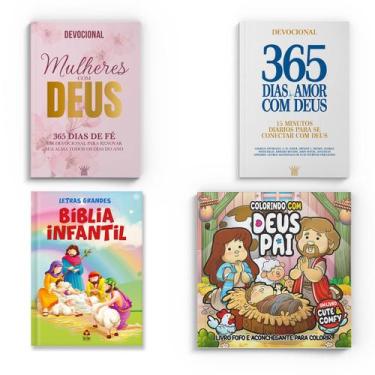 Imagem de Combo da Família com Deus Especial - Kit Devocional da Família - King 