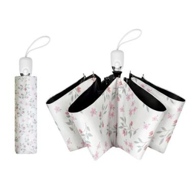 Imagem de Guarda-sol Cuby Compact Folding Travel Auto Open Pink