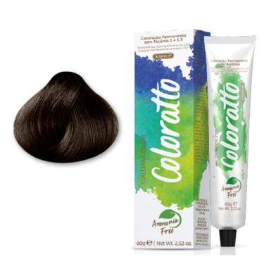 Imagem de Coloração Sem Amônia Coloratto Itallian Profissional 60g COR:6.7 Louro