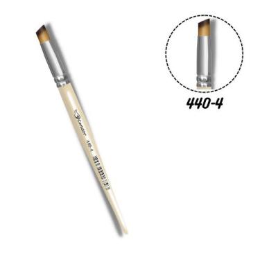 Imagem de Pincel Condor 440-04 Redondo Chanfrado Sintético Cabo Curto