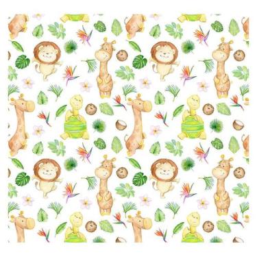 Imagem de Papel de Parede Adesivo Infantil Safari Quarto Menino Menina - 626pcp 