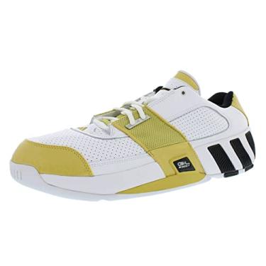 Imagem de adidas Tênis de basquete unissex Agent GIL RESTOMOD, vermelho/branco/preto, Ftwwht/Pyrite/Cblack, 40
