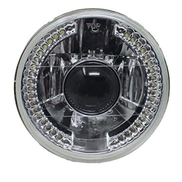 Imagem de JC PERFORMANCE PRODUCTS USA 7 x 6 7 5-3/4 ou 4 x 6 H4 invólucro de farol de conversão sem lâmpada de farol incluída