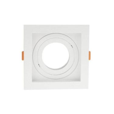 Imagem de Spot Recuado De Embutir Quadrado Móvel Par 20 Branco Taschib