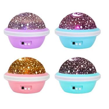 Imagem de Luminaria Abajur Projetor Star Master Estrelas Lua Ceu Estrelado Globo