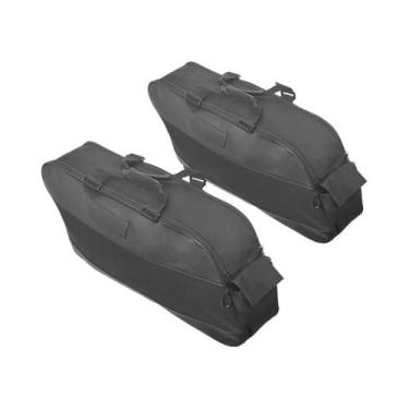 Imagem de Bolsa De Sela Para Motocicleta Harley Touring, Forro Para Bagageiro Pa