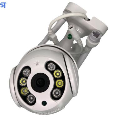 Imagem de Câmera De Segurança Ip Wi-Fi Externa Giratória Visão Noturna