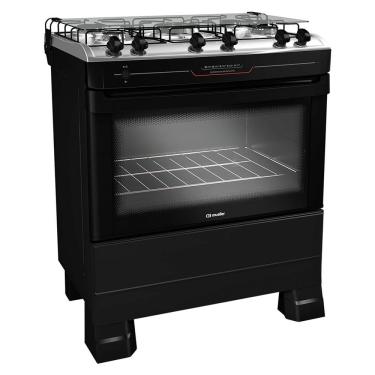 Imagem de Fogão Mueller MFI5BF 5 Bocas Automático Mesa Inox Forno Total Clean