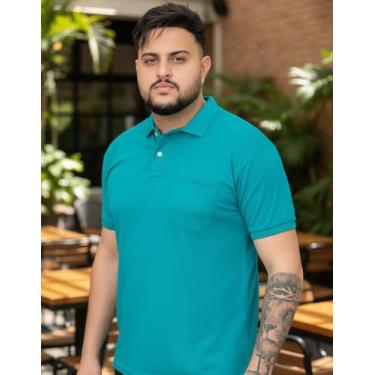 Imagem de Camisa Gola Polo Com Bolso Masculina Tecido Premium - MULTI MARCA, Ver