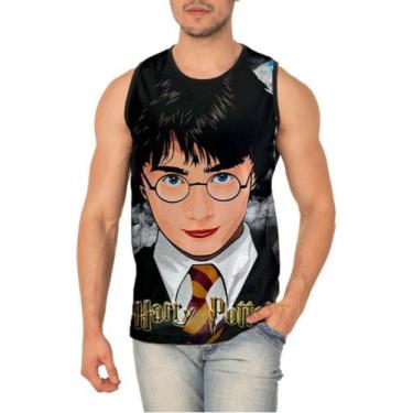 Imagem de Camiseta Regata Harry Potter Ref:213 - smoke, Preto, PP