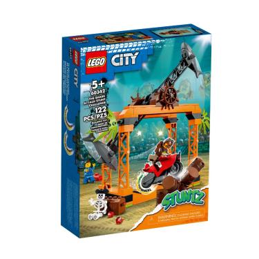 Imagem de O Desafio de Acrobacias com Ataque de Tubarão - Lego 60342