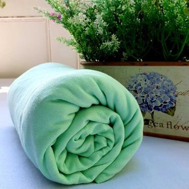 Imagem de Lençol Avulso Malha 100% Algodão Casal Verde Linha Trento Camitália 1 peça