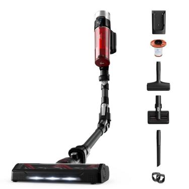 Imagem de Aspirador Pó Sem Fio Arno X-Force Flex 9.60 RH20, Bivolt, 18V 0.4L Tubo Flexível LED Filtro HEPA Autonomia 45min, Preto