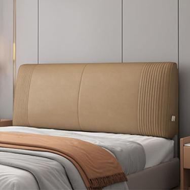 Imagem de Capas De Cabeceira 120cm 150cm 160 Cm 180cm 200cm,cama De Almofada De Leitura,capa De Cabeceira Acolchoada Espessada,capa De Cabeceira Para Cama De Solteiro/casal/kin, Brown, 200 * 60 * 6cm