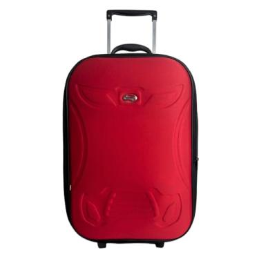 Imagem de Mala de viagem Média 23kg - Com Expansor Forrada e Resistente (Vermelho)