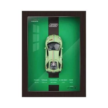 Imagem de Modelo De Carro De Corrida Em Metal Liga Escala 1/32 Com Moldura 3D De