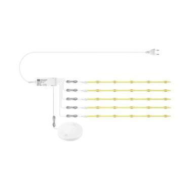 Imagem de Fita De LED COB Regulável Com Sensor De Toque Para Armário, Estante E 
