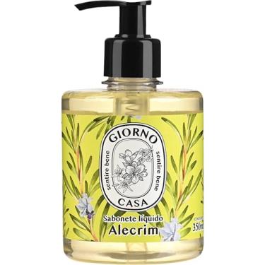 Imagem de Sabonete Líquido Para as Mãos, Alecrim, Giorno Casa, 350 ml, Verde