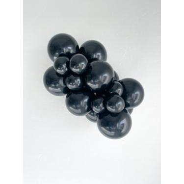 Imagem de Tuf Tex 11" Black Latex Balloons BIG BAG Bulk Pack 200 Balloons per bag.