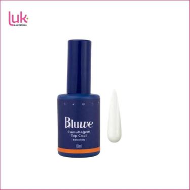 Imagem de Top Coat Branco Baby Bluwe - Fórmula Flexível e Duradoura
