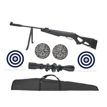 Imagem de Carabina Pressão Thunder 5,5 Mh Ekol Tag + Itens