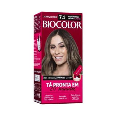 Imagem de Coloração Biocolor Louro Cinza Médio de Passarela 7.1