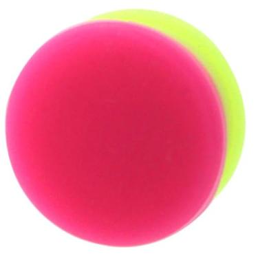 Imagem de (1 par ou 3 pares) Brinco flexível de silicone duplo alargador para orelha piercing de orelha tamanho disponível 8g (3 mm) a 1 3/16" (30 mm), 9/16 = 14mm, Silicone, Sem Pedra Preciosa