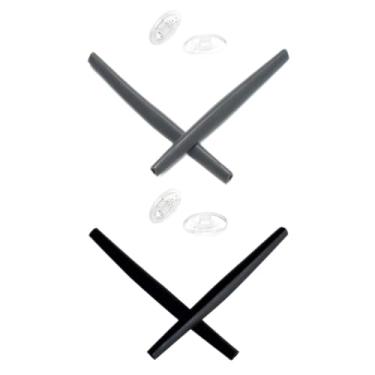 Imagem de Mryok Kits de substituição para fones de sol Oakley C Wire 1.0 – Opt, Cinza e preto, One Size