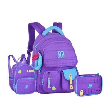 Imagem de Kit Mochila Costas Confecção Moderna Rebecca Bonbon Original 2026 - cl