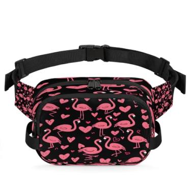 Imagem de Lindas pochetes de flores rosa para mulheres e homens com alça ajustável, bolsa transversal, bolsa de peito, bolsas de bumbum, bolsa de estilingue, Cor 6