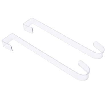 Imagem de AUNMAS Sobre Ganchos de Porta, Cabide de Guirlanda Transparente para Decoração de Festival de Férias Interno de Guirlanda.2 Unidades 12 pol. PP Fino