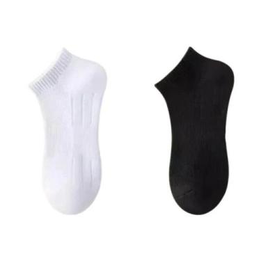 Imagem de Meias Esportivas Masculinas Com Solado Grosso E Amortecimento, 6 Pares