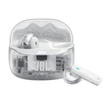 Imagem de Fone de Ouvido Bluetooth JBL Tune Beam 2 com Transparência Branco-Unissex