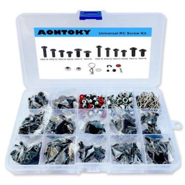 Imagem de Kit de parafusos RC AONTOKY de 500 unidades M3 M4 para carros em escal
