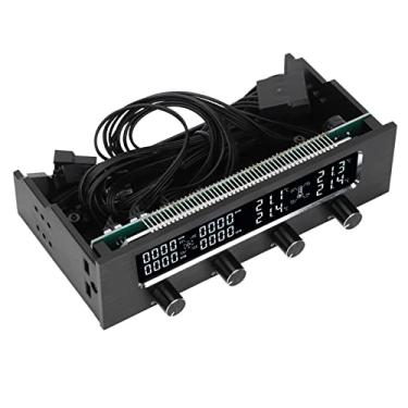 Imagem de Cryfokt Controlador de Ventilador de PC Com Display LCD Com Velocidade Ajustável, Design de Dissipação de Calor para Resfriamento de CPU Gráfica, Resistente e Durável para Acessórios de Computador