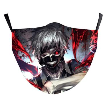 Imagem de Máscara facial Titan Anime Cosplay Lavável Respirável Reutilizável