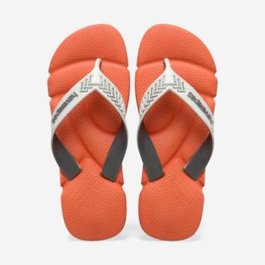 Imagem de Chinelo Havaianas Power 2.0 Laranja, Laranja sunset, 41/42