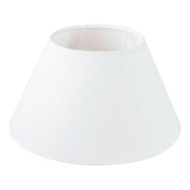 Imagem de Cupula de Abajur 12x22x15cm Cônica de tecido algodão soquete Nacional 
