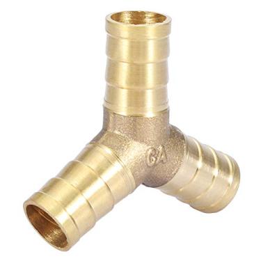 Imagem de Generic Conector Farpado Em Latão y, Encaixe de para Gás de água e Ar, 5/8 "od, Junta de Mangueira de 3 Vias para Ferramenta Elétrica, Tubulação de Gás Doméstica (12mm(2 unidades))
