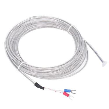 Imagem de Acouto Sonda de Sensor de Termopar Tipo BERM K - Aço Inoxidável, ácido, Alta Temperatura, Comprimento de /9,8 Pés (4m/13,1 pés)