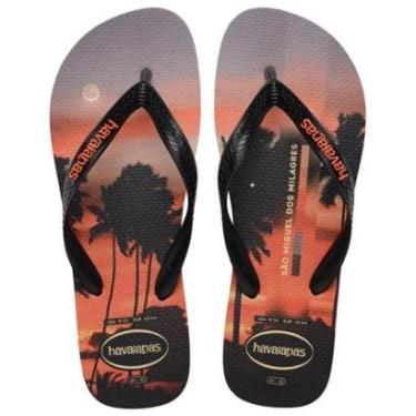 Imagem de Chinelo Havaianas Top Surfer I - Cinza/Laranja-Masculino