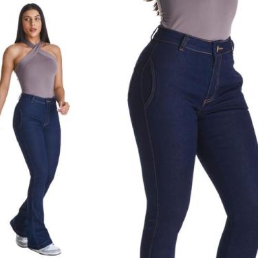 Imagem de Calça Jeans HNO Flare Classic com Elastano Azul Escuro - HNO Jeans, 46