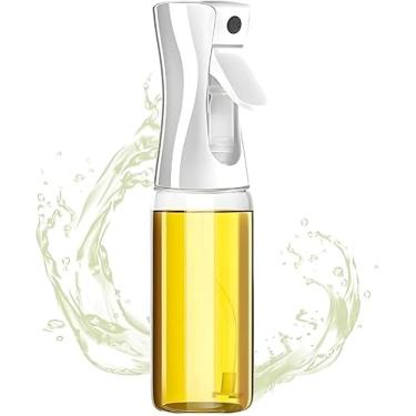 Imagem de Borrifador Spray Culinário de Vidro, para Azeite, Vinagre e Óleo, 210ml - Preto ou Branco, envio SORTIDO