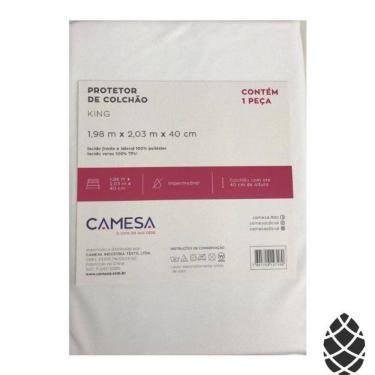 Imagem de Protetor Colchão King Camesa Malha Impermeável 198X203X40