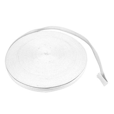 Imagem de Siwoted cinta de algodão de 50 jardas, 0.8 polegadas, espessura média, poliéster, algodão, cinta para sacolas de pano, tiras de trela, artesanato (Bege)